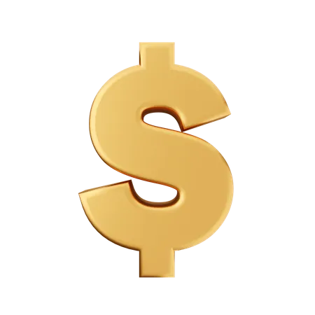 Dollar Symbol 3D Icon