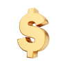 3d dollar sign emoji
