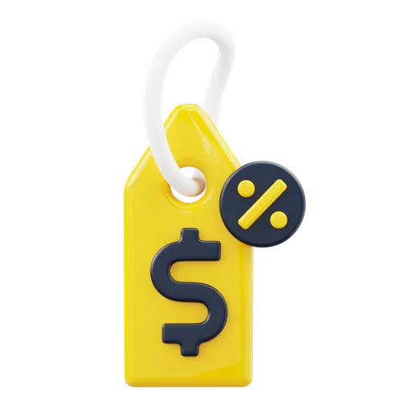 Dollar Tag  3D Icon