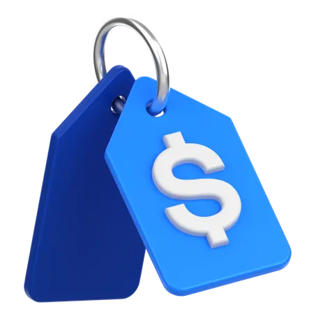Dollar Tag  3D Icon