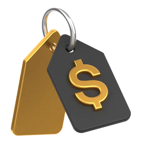 Dollar Tag  3D Icon
