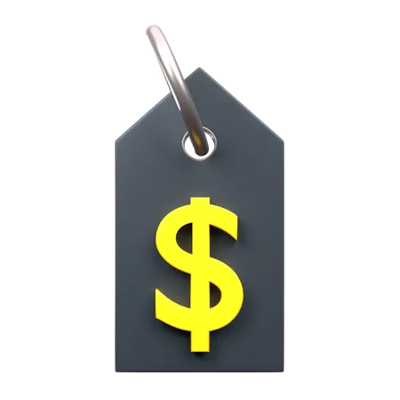 Dollar Tag  3D Icon