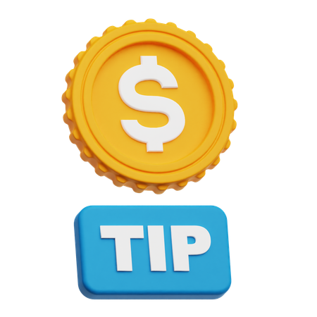 ドルチップ  3D Icon