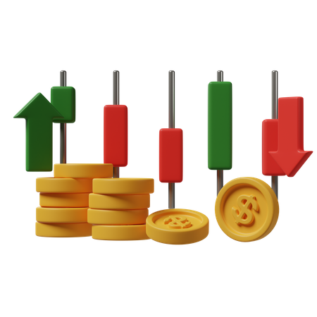 Dollar Trading  3D Icon