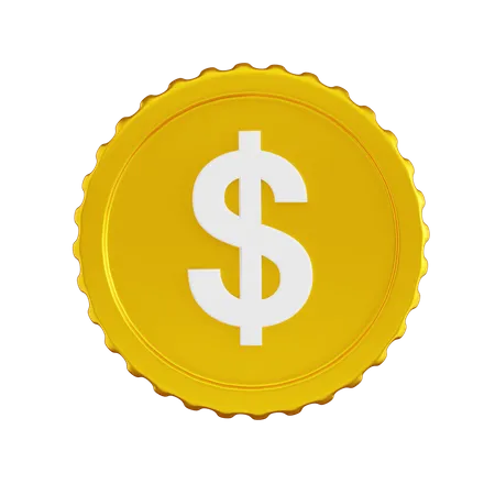 Dollars américain  3D Icon