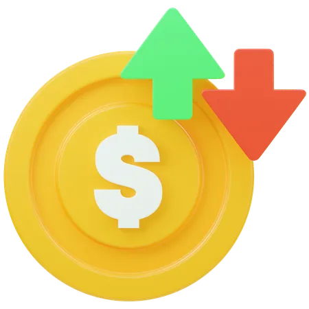 Dollar Value  3D Icon