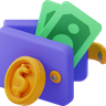 dollar wallet emoji 3d