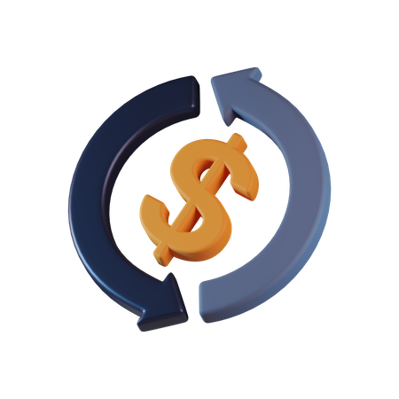 Dollarzyklus  3D Icon