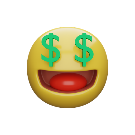 Dollaraugen  3D Emoji