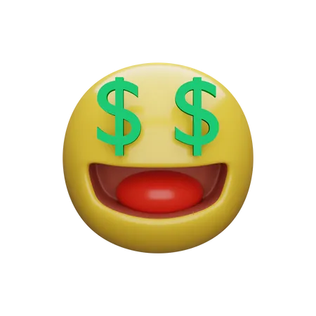 Dollaraugen  3D Emoji