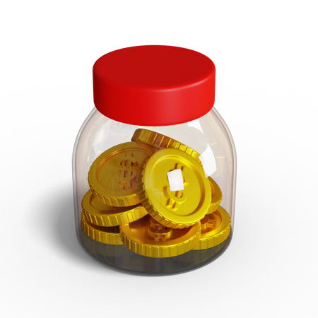 Dollareinsparungen  3D Icon