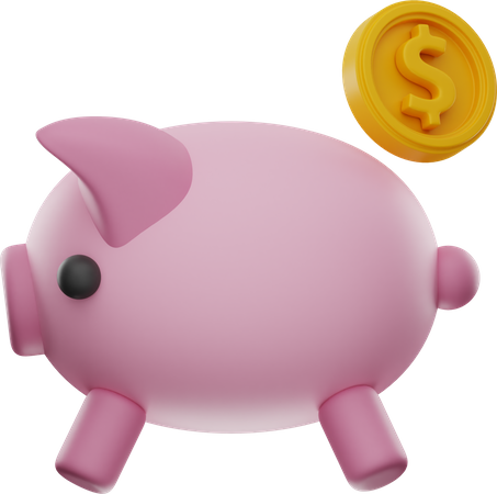 Dollareinsparungen  3D Icon