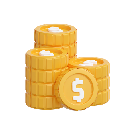 Dollarmünze  3D Icon