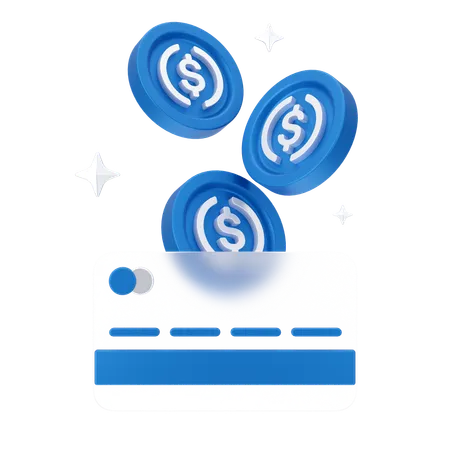 Dollarmünzen  3D Icon