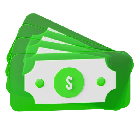 Dollarnote  3D Icon