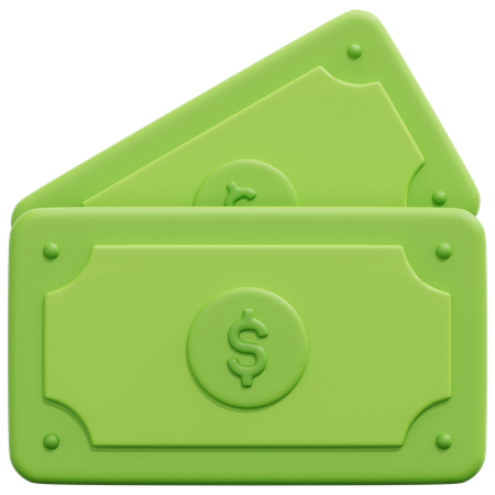 Dollarnote  3D Icon