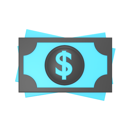 Dollarnote  3D Icon