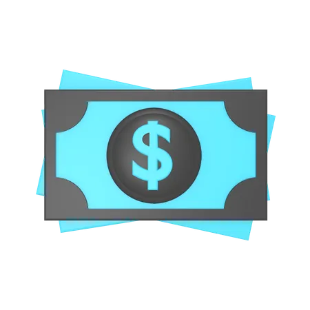 Dollarnote  3D Icon