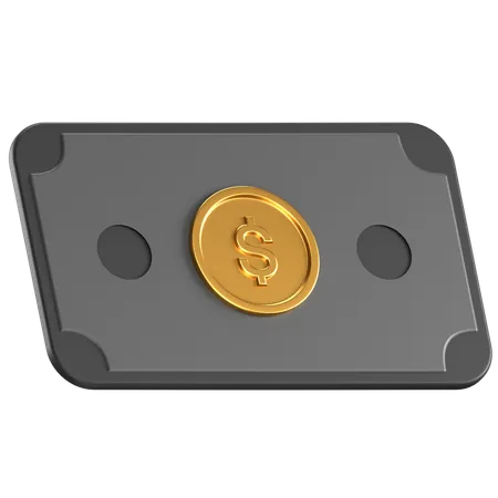 Dollarnote  3D Icon