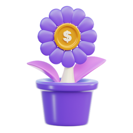 Dollarpflanze  3D Icon