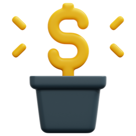 Dollarpflanze  3D Icon