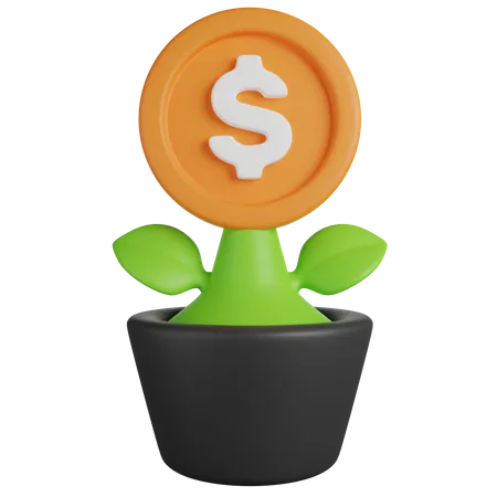 Dollarpflanze  3D Icon