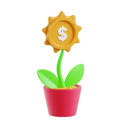 Dollarpflanze  3D Icon