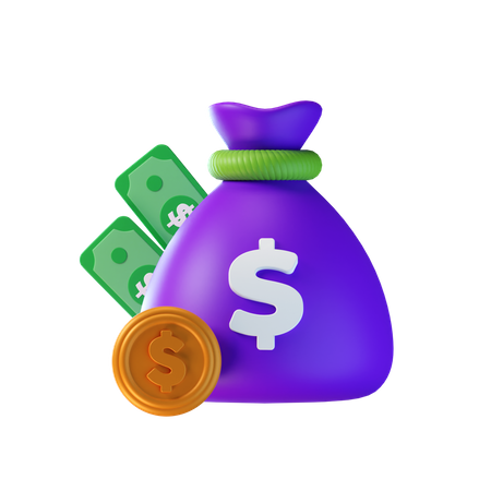 Dollarsack  3D Icon
