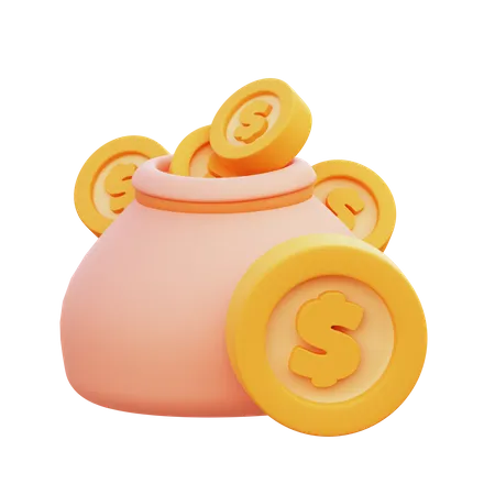 Dollarsack  3D Icon