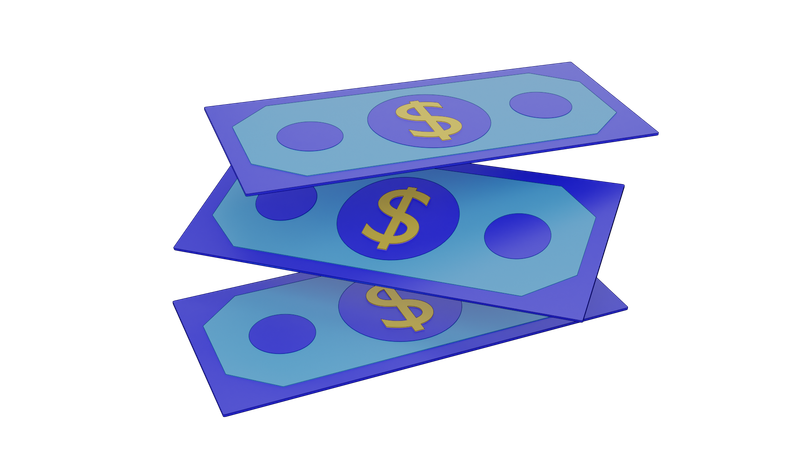 Dollarwährung  3D Icon