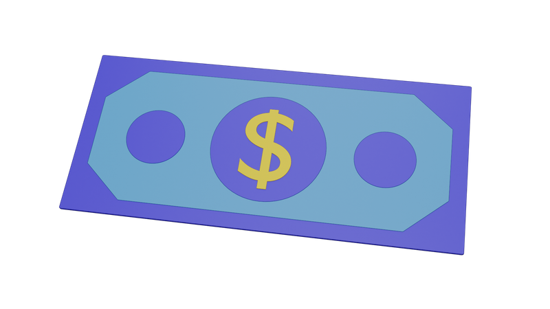 Dollarwährung  3D Icon