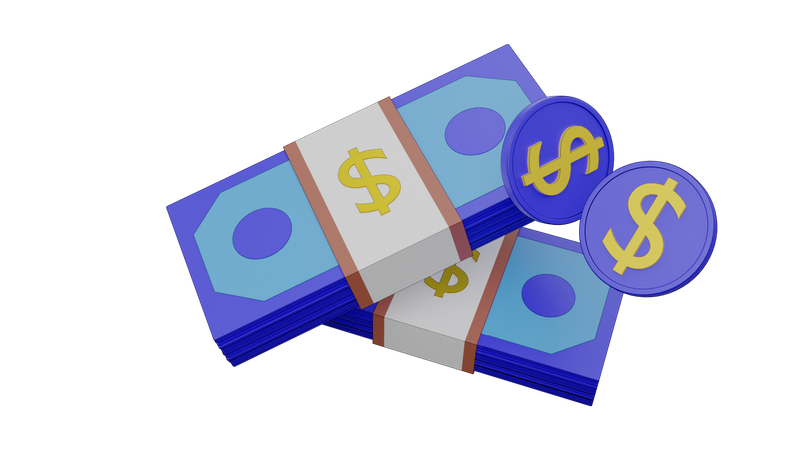 Dollarwährung  3D Icon