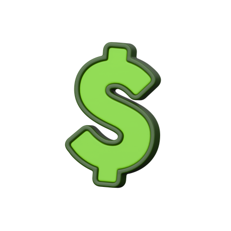Für Online-Einkäufe ist die Währung Dollar verfügbar.  3D Icon