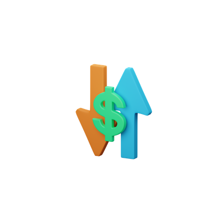 Dollarwert  3D Illustration