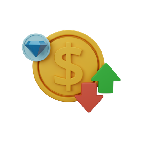 Dollarwert  3D Icon