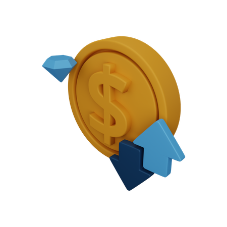 Dollarwert  3D Icon