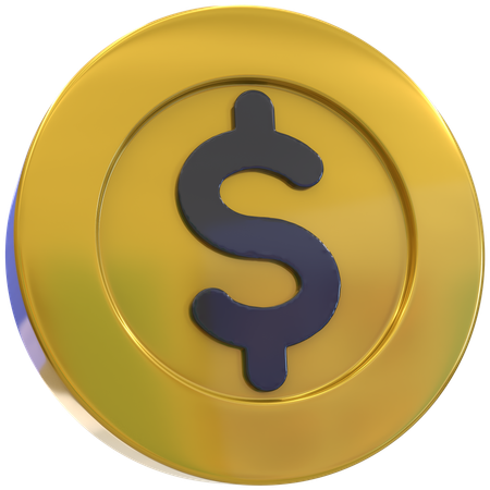 Dollarzeichen  3D Icon