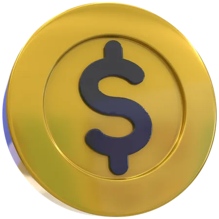 Dollarzeichen  3D Icon