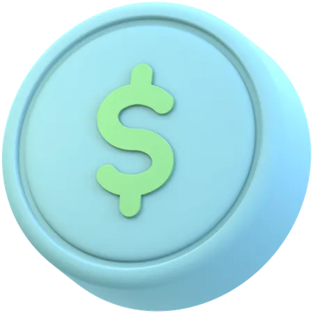 Dollarzeichen  3D Icon