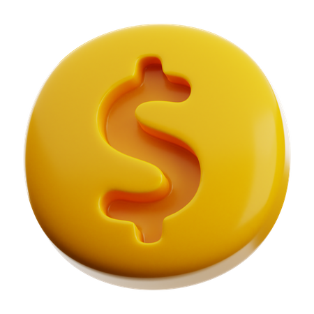 Dollarzeichen  3D Icon