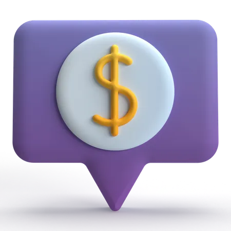 Doller Chat  3D Icon