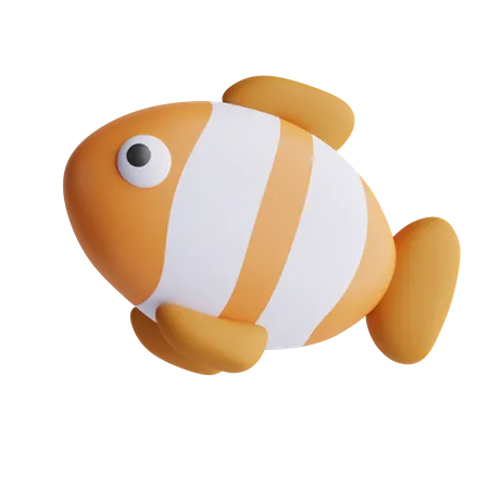 Puppenfisch  3D Icon