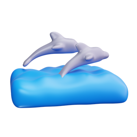 Dolphin  3D Icon