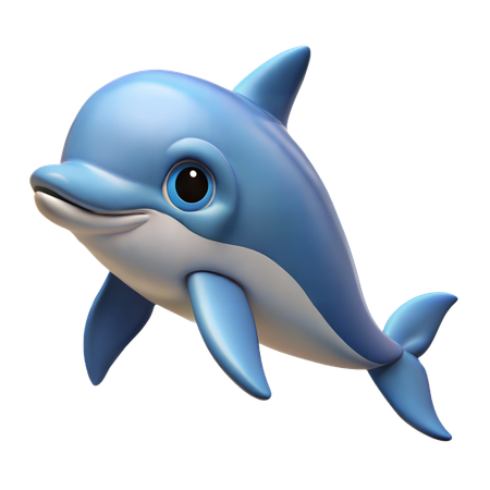 Dolphin  3D Icon