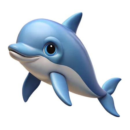 Dolphin  3D Icon