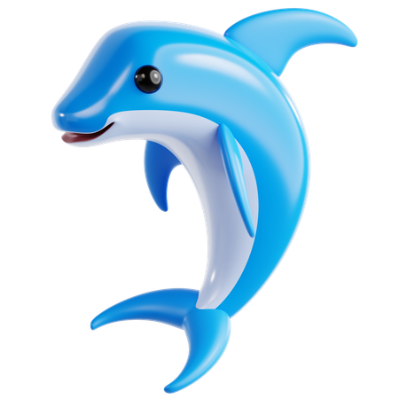 Dolphin  3D Icon