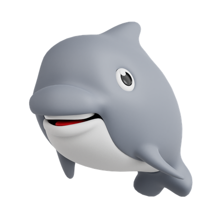 Dolphin  3D Icon