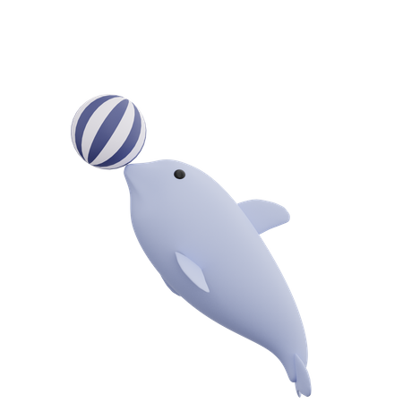 Dolphin 3D Illustration