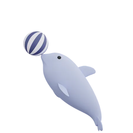 Dolphin 3D Illustration