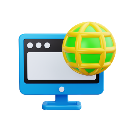 Domain  3D Icon